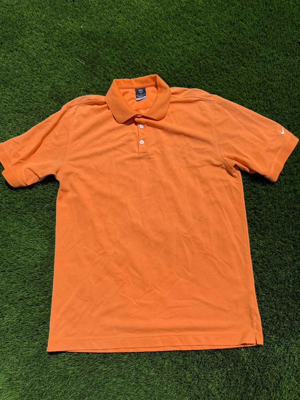 Nike golf Orange Short-Sleeve Polo